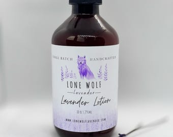 Lavender Hand and Body Lotion, Natural Ingredient Lotion, Simple Ingredients