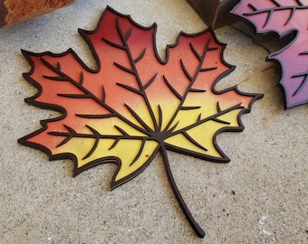 Maple Leaf Decor, Fall Decorations, Shelf Decor, Mantel Decor, Autumn Decor, Seasonal Decor, Leaves Decor, Spooky Season, Witchy Decor
