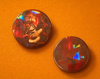 Silent Hill f Collectible Pins | Shimizu Hinako Horror Game Buttons