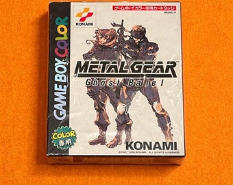 Metal Gear Solid Ghost Babel Cartridge and Box Set for Gameboy Color