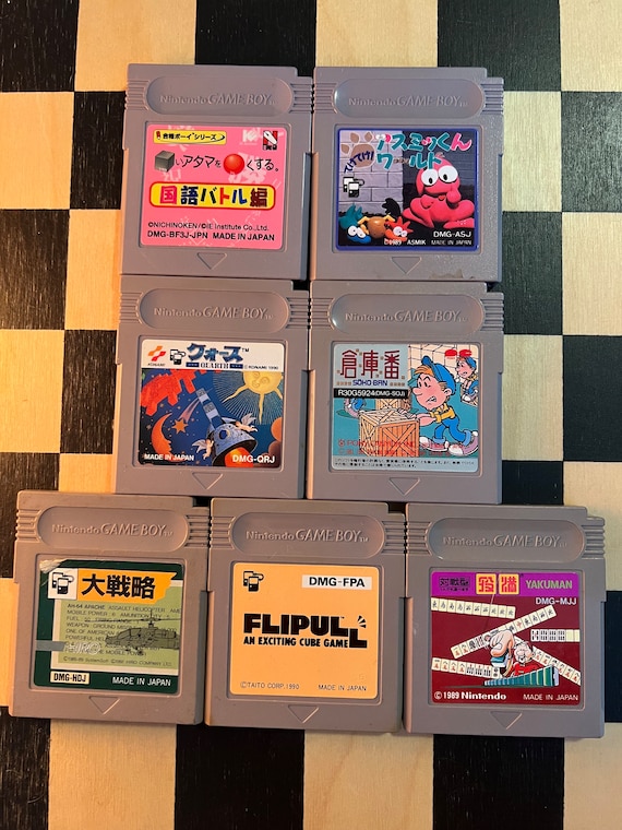 Original Gameboy Puzzle Games Cartridge - Retro 8bit Classics - Etsy