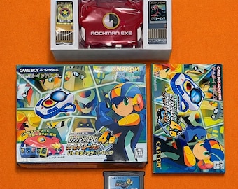 GBA Rockman EXE 4.5 Battle Chip Gate Pack Box Game Boy Advance Mega man