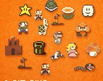 Retro 8-Bit Pins | Classic NES Era Pixel Art Collectible Enamel Pins