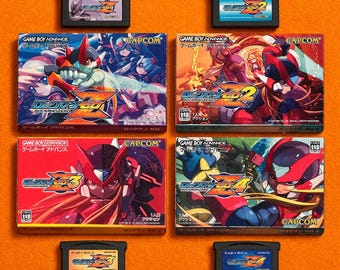 2002 ロックマンゼロ 額入りプリント広告/ポスター オリジナル公式 GBA