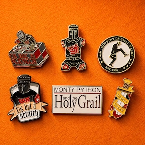 Monty Python ‘Tis But A Flesh Wound Enamel Pin | Holy Grail | Choose Your Pin