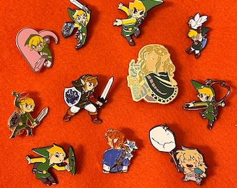 Legend of Zelda Enamel Pins – Ocarina of Time, Wind Waker Collectible