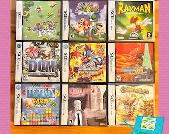 Nintendo DS Games – Mario 64, Dragon Quest, Mega Man Tetris, Hotel Dusk, Rayman
