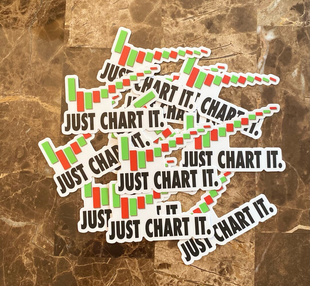 Stock Market Sticker just Chart It Daytrading Etsy