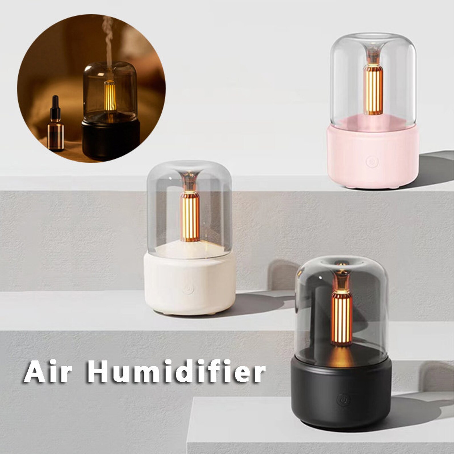 Atmosphere Light Humidifier Aroma Diffuser Portable Air Etsy