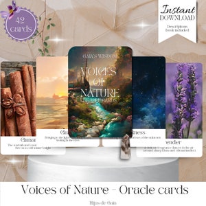 Oráculo DIY e imprimível: Vozes da Natureza. Download instantâneo de PDF. Ferramenta de adivinhação de alta resolução. Leituras de tarô e oráculo