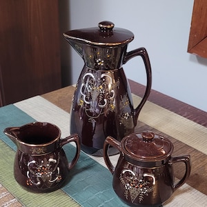 Redware Japanese Tea Set