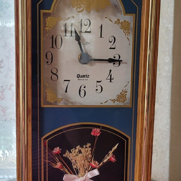 Elgin Wall Clock Etsy
