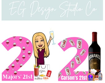21e verjaardagsteken - CUSTOM