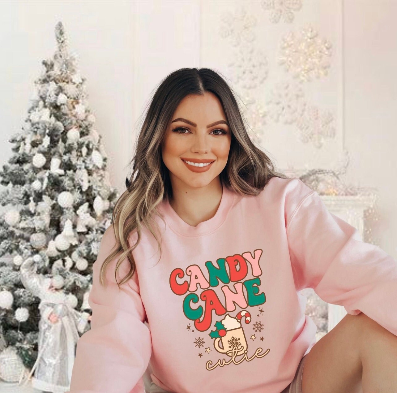 Pink playstation store christmas jumper