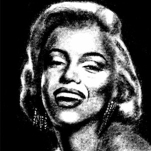 Marilyn Monroe Textured DIGITAL Art (download)