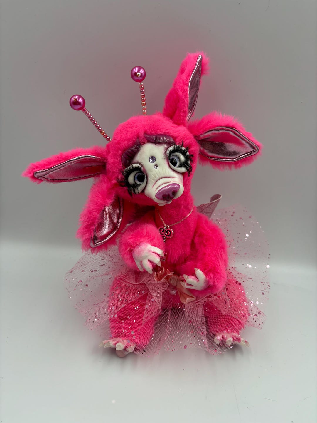 Alien Monster Fantasy Magical Doll Creature Ooak Toy Plush Animals Art ...