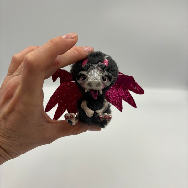 Dragon baby Fantasy Magical Doll Creature Ooak Toy Plush Animals Art Doll Collectible