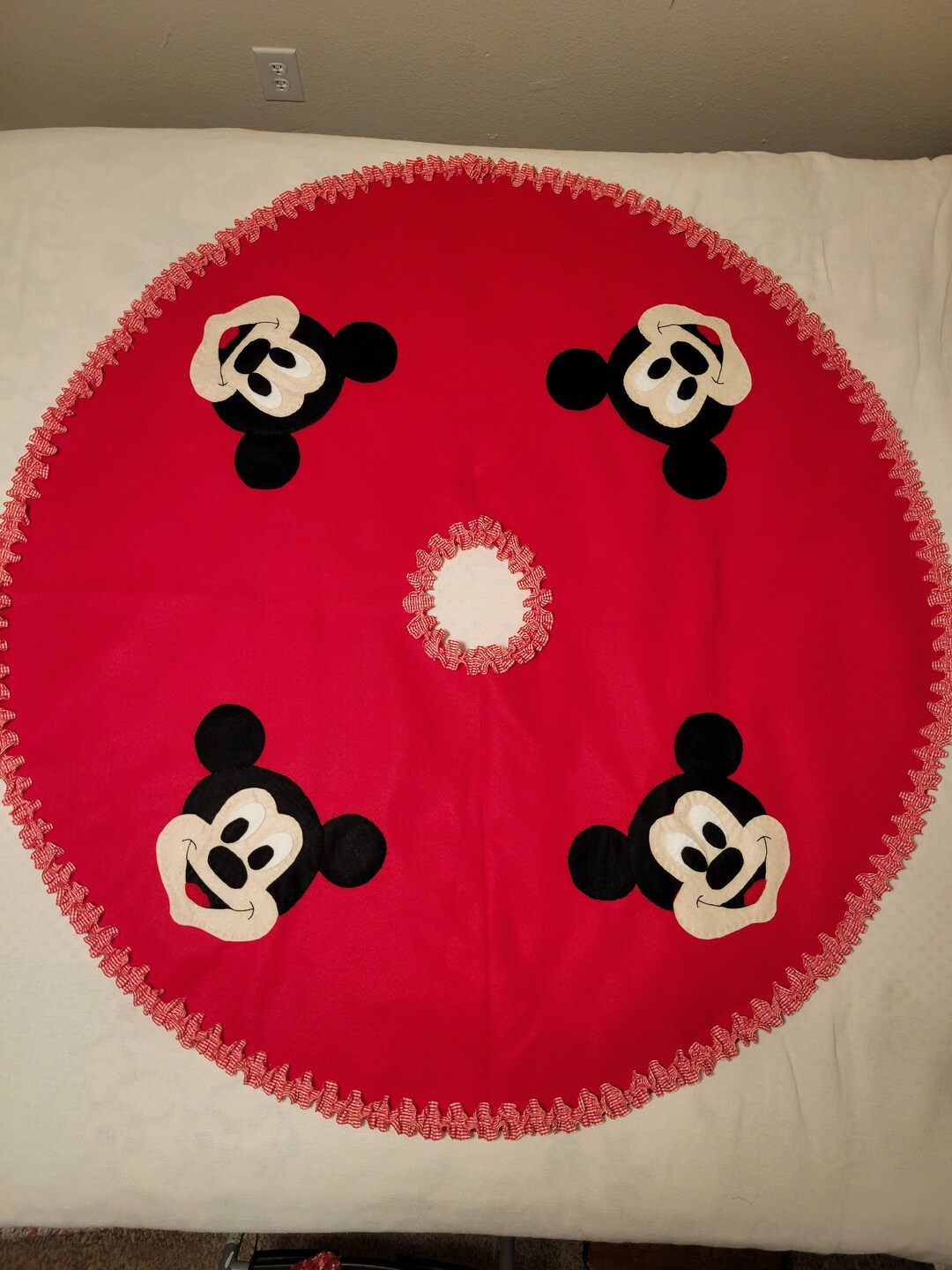 Mickey Mouse Christmas Tree Skirt 