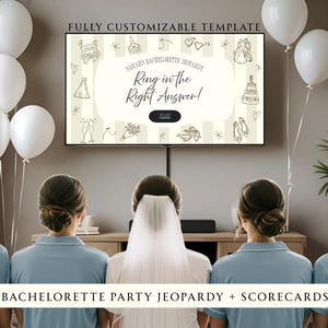 Bachelorette Jeopardy Game,Fun Bridal Shower Party Game,Bridal Party Jeopardy Game Editable & Interactive,Bachelorette and Bridal Shower