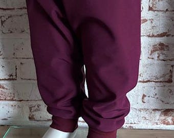 Handmade Softshell Pumphose Softshellhose weinrot