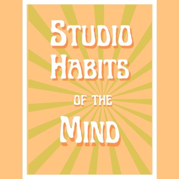 Kunst Klassenzimmer Poster - Studio Gewohnheiten des Geistes