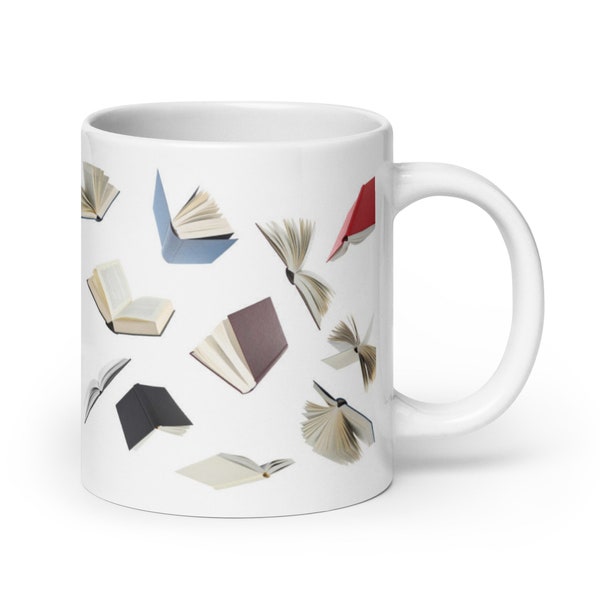 Book Lover Mug Coffee Gift Bookish Librarian Bookworm Cup Reading for Her Him Wrap Sublimation Design Reader Birthday Christmas Teacher Club