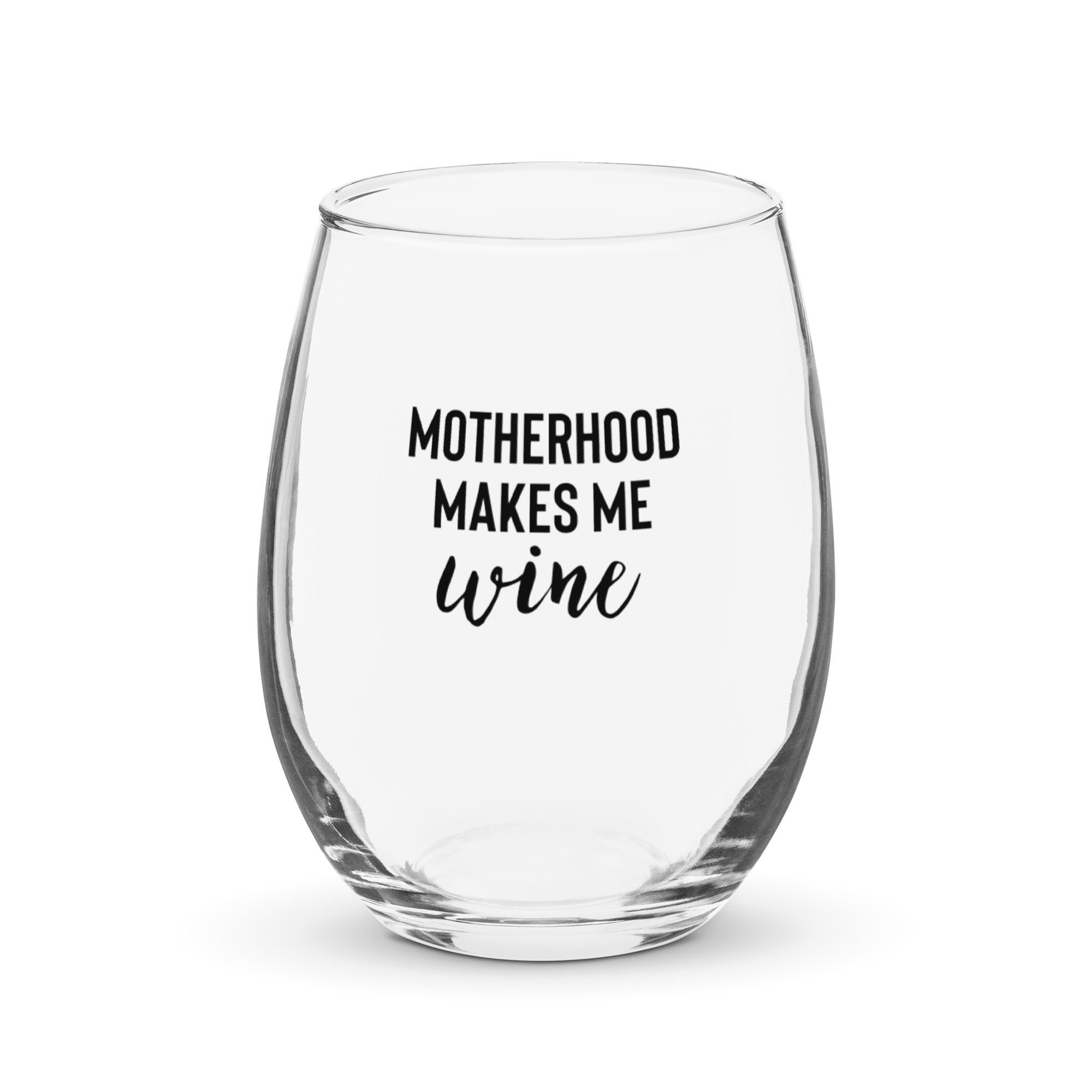 New Mom Wine Glass Baby Shower Gift Pregnancy Funny Mothers Etsy