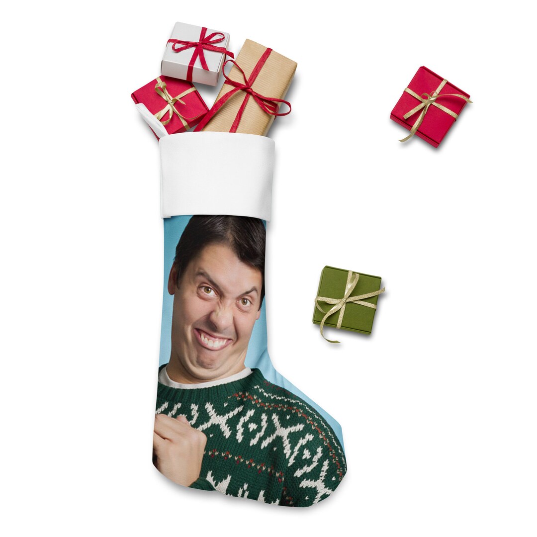 Funny Christmas Stocking Gift Secret Santa Decor for Him Her Holiday