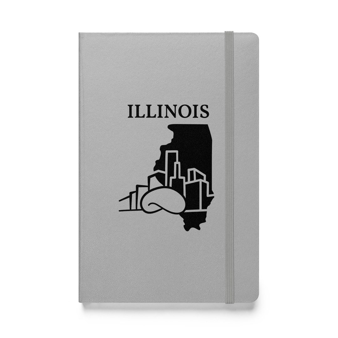 Illinois Notebook Chicago Journal US State Souvenir Travel Etsy