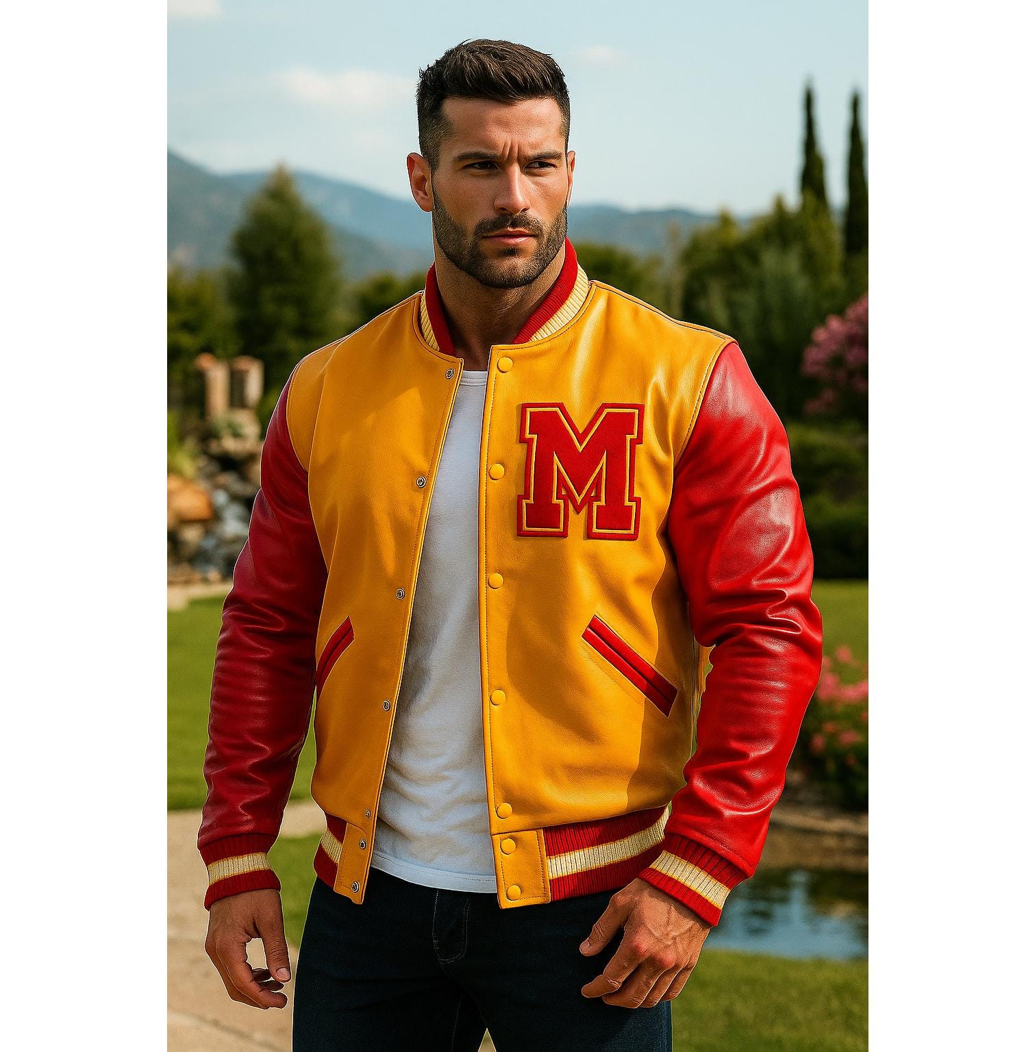 MJ Thriller Varsity Leather Jacket: Michael Jackson Replica