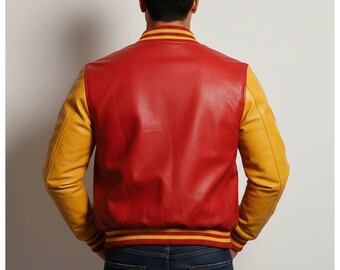 MJ Thriller Varsity Leather Jacket: Michael Jackson Thriller Style