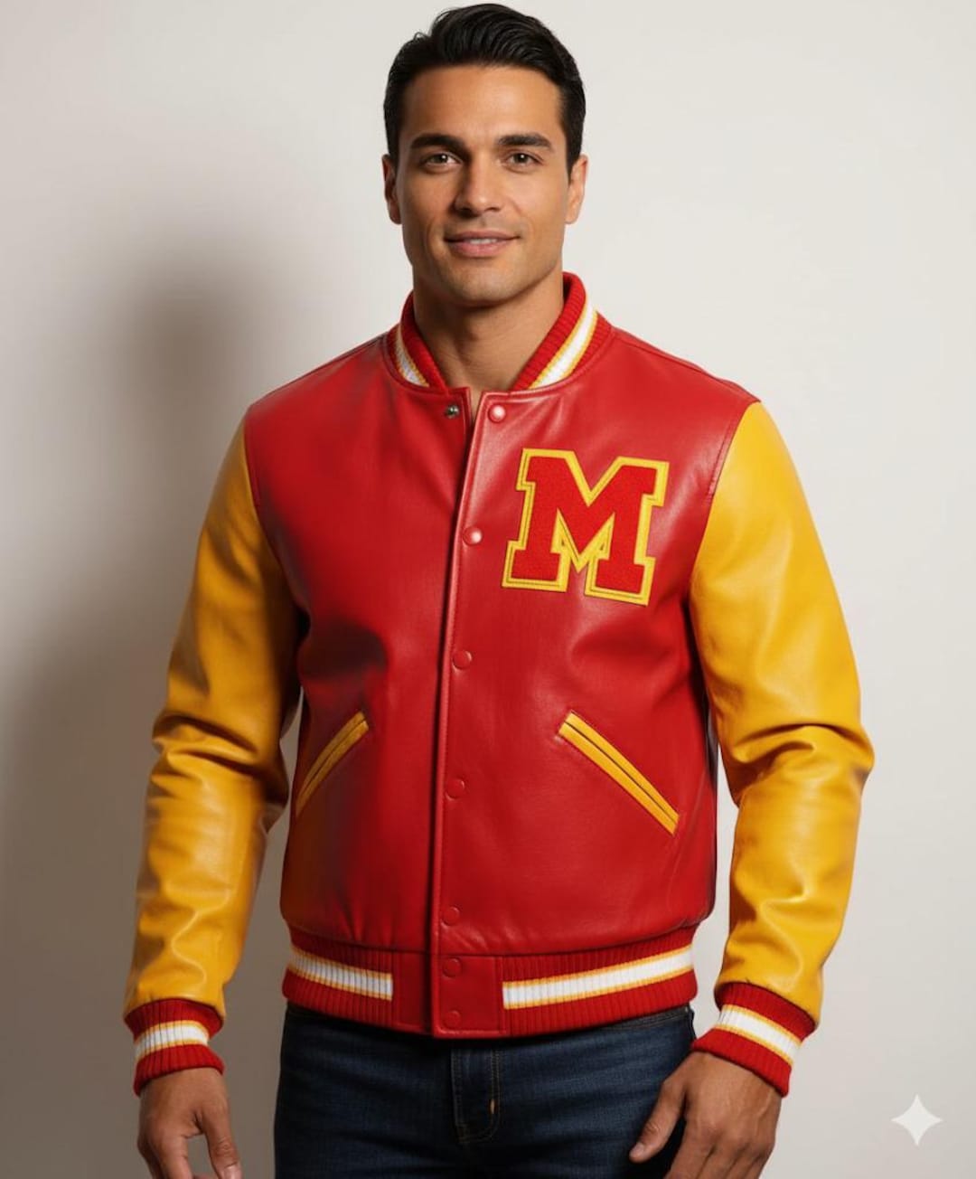 MJ Thriller Varsity Leather Jacket: Michael Jackson Thriller Style