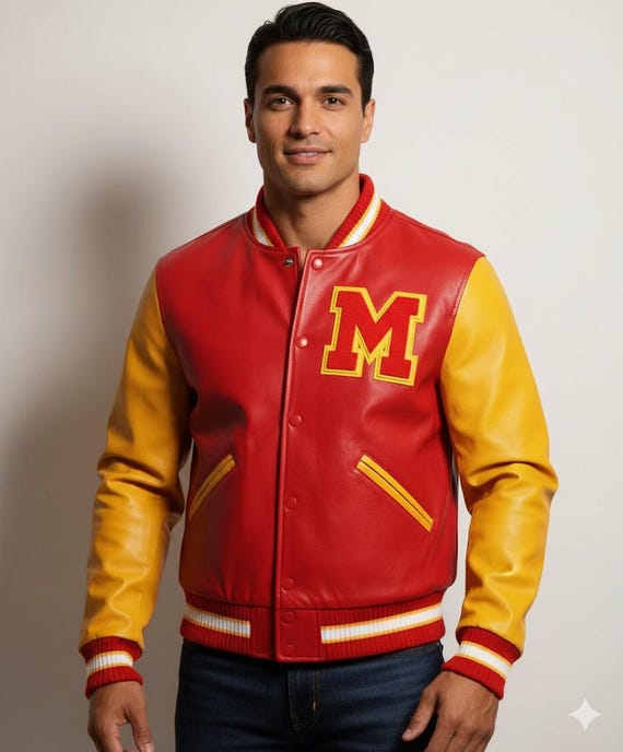 MJ Thriller Varsity Leather Jacket: Michael Jackson Thriller Style