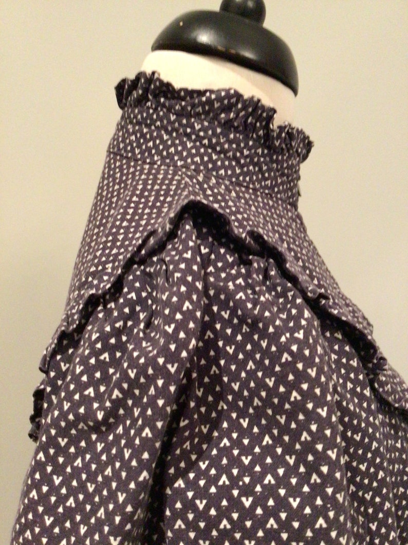 Holy Grail 70s Laura Ashley Cotton and Lace Blouse