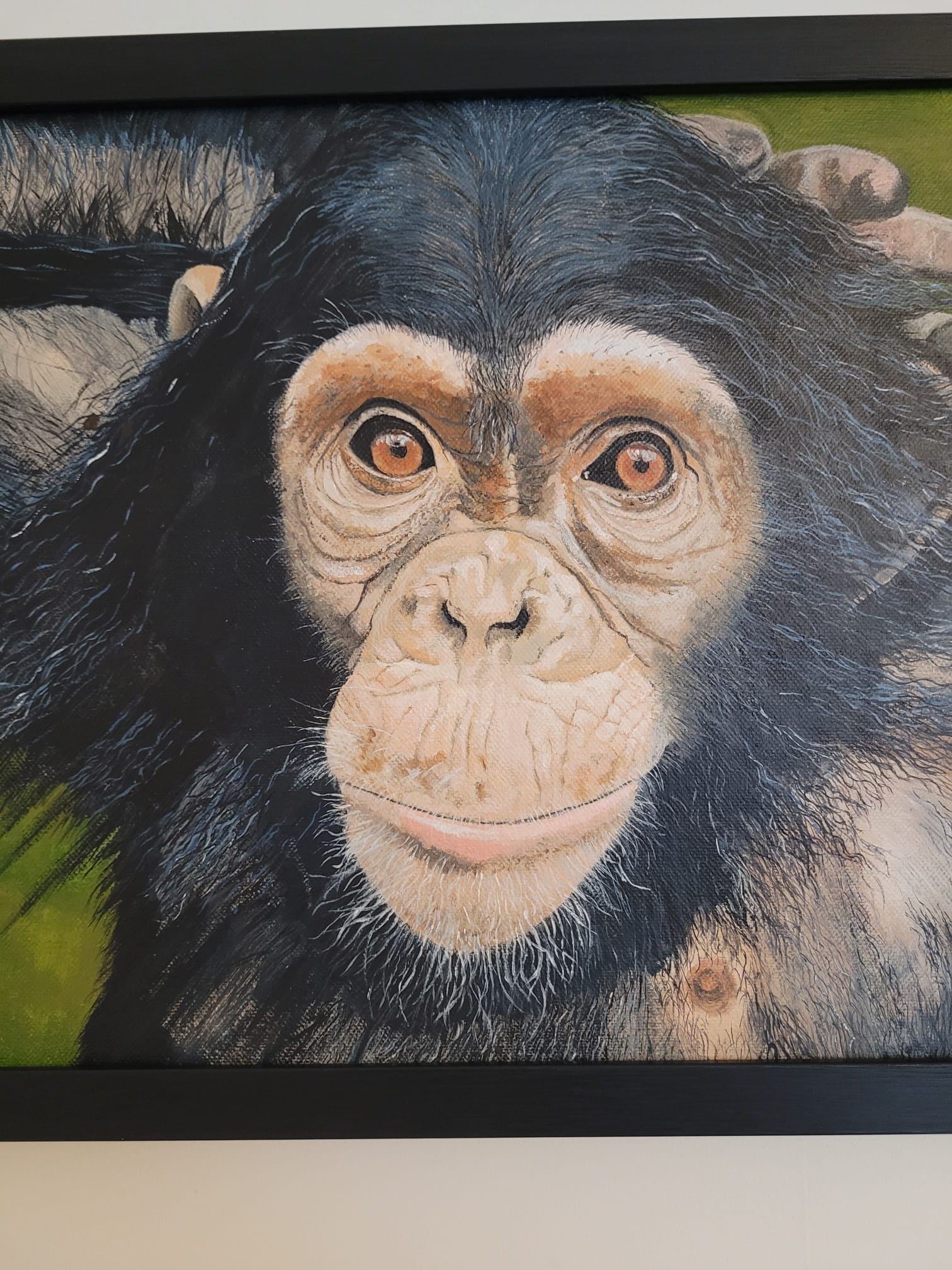 Monkey Acrylic Painting Etsy