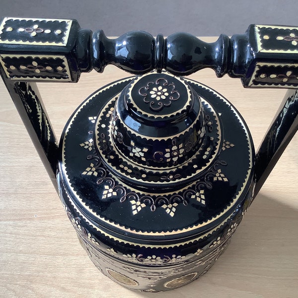 Handmade Burmese Lacquerware Food Container