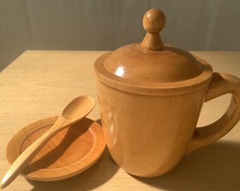 Handmade & Handcrafted Wooden Burmese Mug
