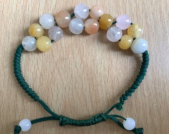 Handmade Burmese Jade Beaded-Bracelets