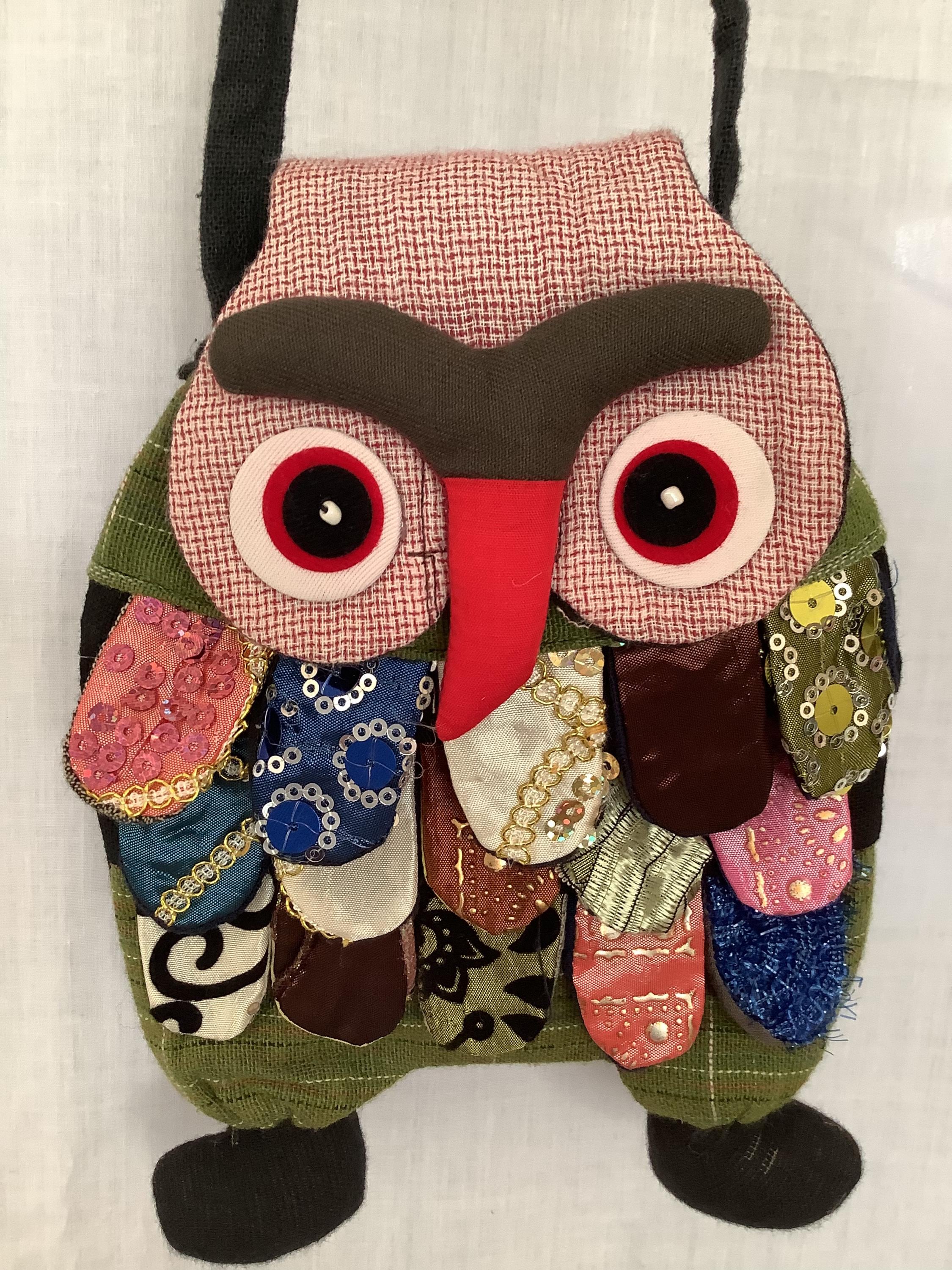 Handmade & Handcraft Burmese Owl Bag Set
