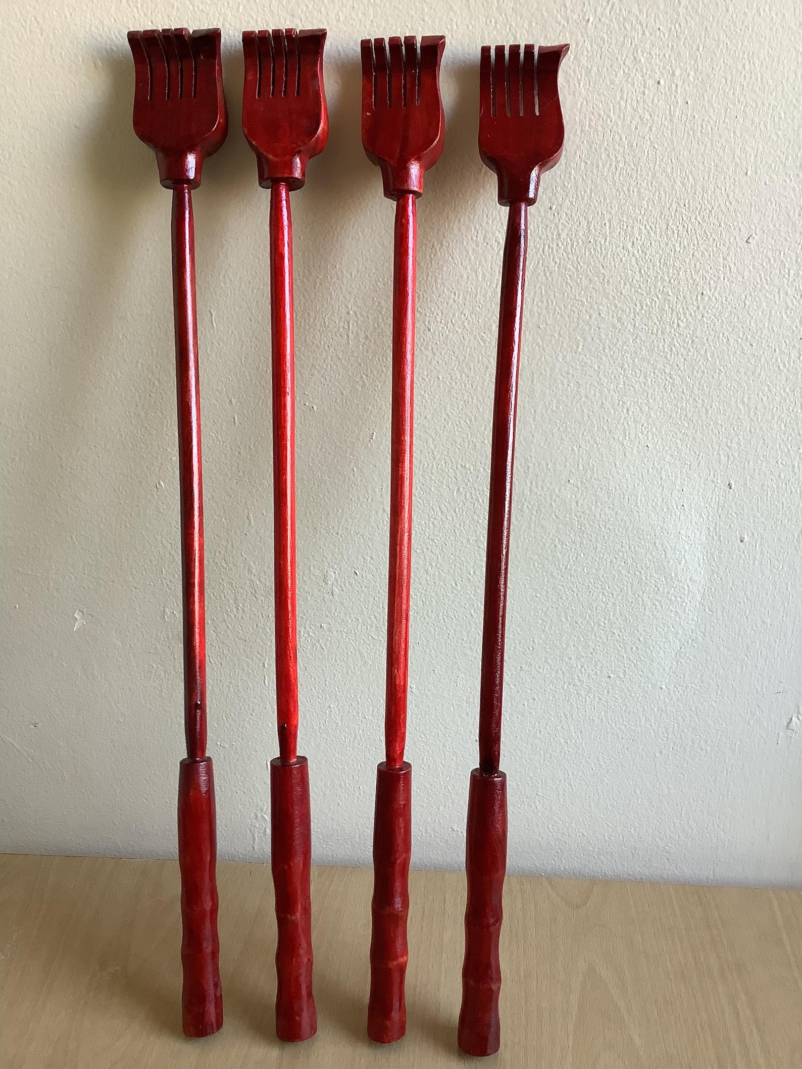 Handmade & Handcraft Wooden Backscratchers. - Etsy