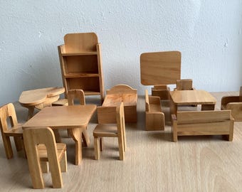 Handmade & Handcrafted Burmese Wooden Furniture set.