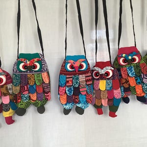 Ensemble de sacs hibou birman faits main et artisanaux