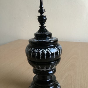 Handmade Burmese Lacquerware Buddhist Offering Bowl