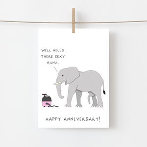 Cartão de aniversário engraçado e atrevido - perfeito para casais com senso de humor | Saudação de amor fofa e peculiar para ele ou ela - AJS STUDIOS