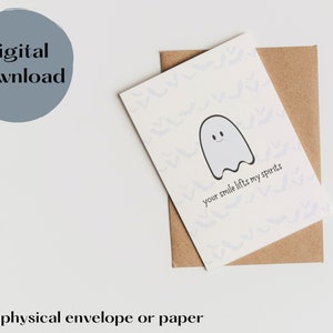 You Lift My Spirits | Digital Download | Blank Card