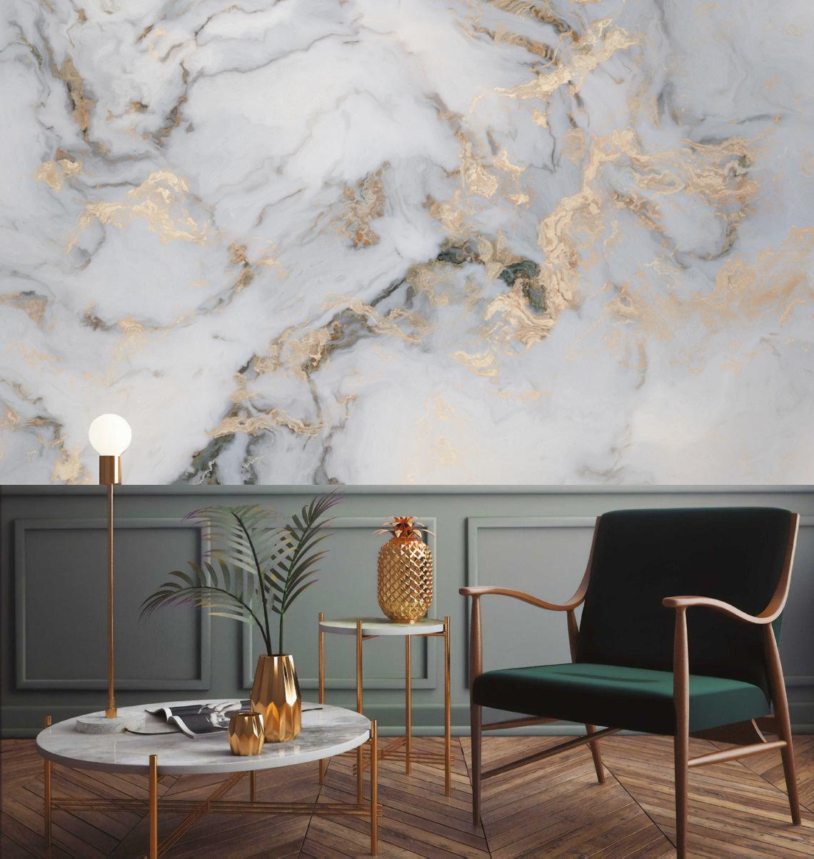Abstract multicolored marble texture Wallpaper, Peel and Stick, Self-Adhesive , gray Alcohol ink Mural , Modern fluid Living Room mural