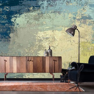 Abstract art texture Wallpaper, Peel and Stick, Self-Adhesive , Abstract Retro wall Mural , Oil painting on canvas handmadeVintage wallpaper
