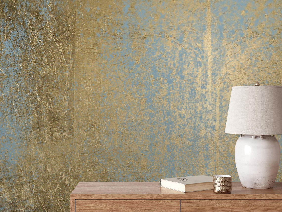 Gold Texture Removable Wallpaper, Peel and Stick, Self-adhesive ...