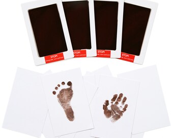 Ink-less Print Kit Sale 4 Keepsake Cards 1 Inkless Wipe. Baby