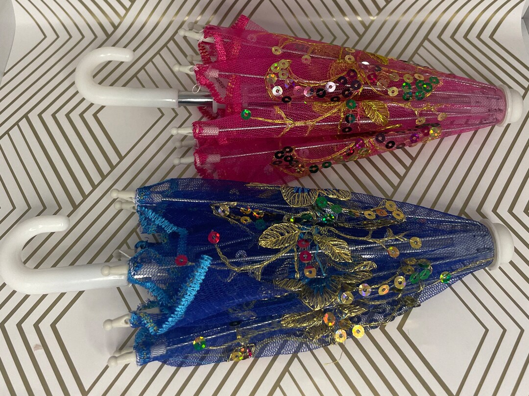 Miniature Umbrella for Dolls, Doll Umbrella, Mini Lace Umbrella, Tiny